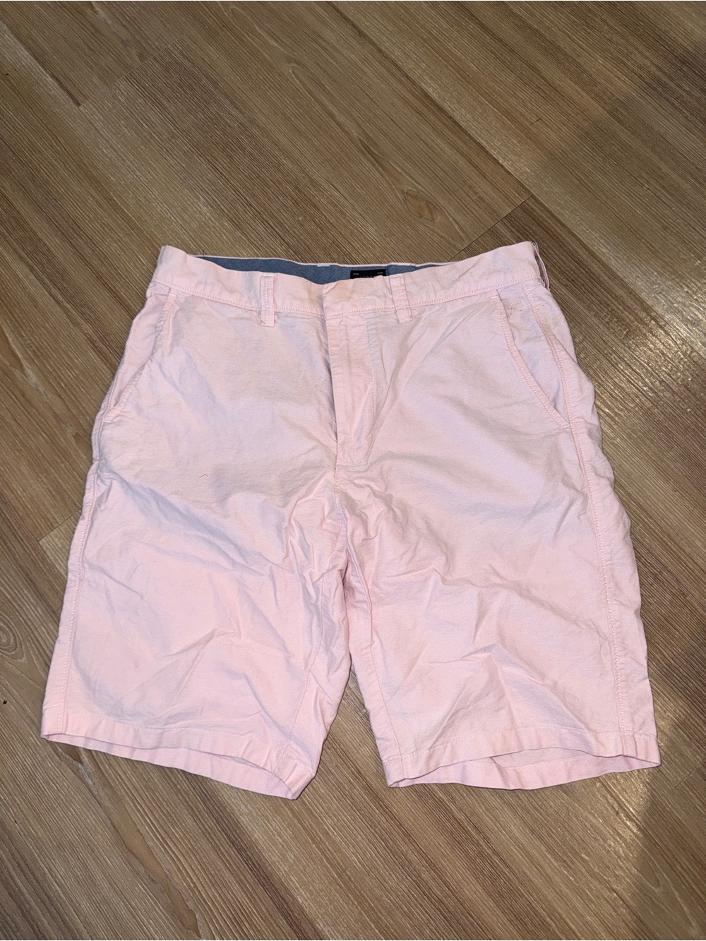 J. Crew Light Pink Flat Front Cotton Shorts